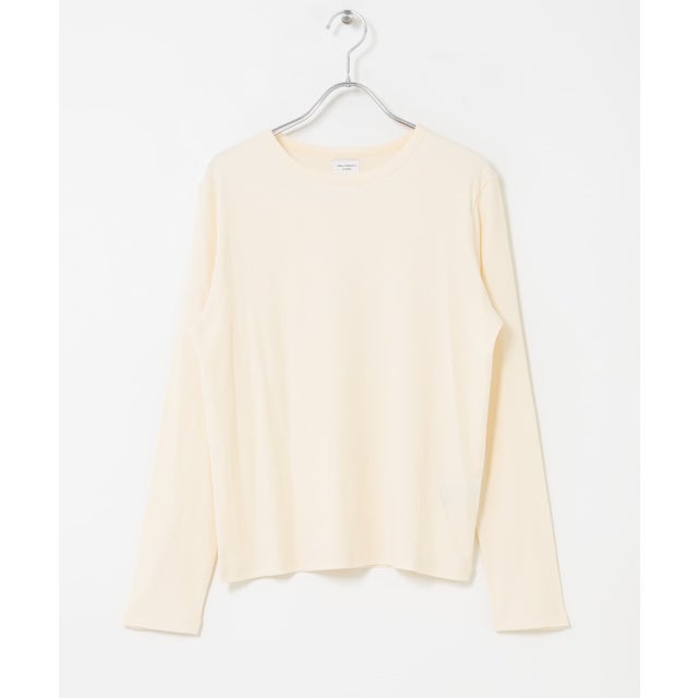 ハイツイストコットンロングスリーブTシャツ （ナチュラル）