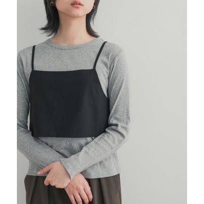ハイツイストコットンロングスリーブTシャツ （イエロー）｜詳細画像