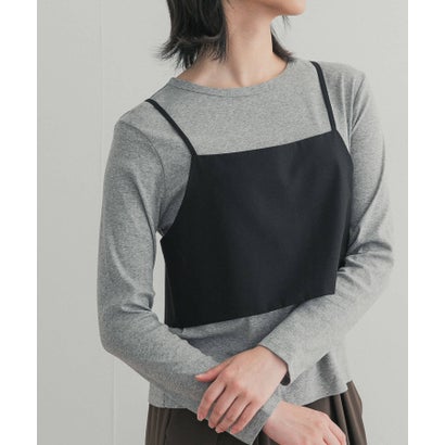 ハイツイストコットンロングスリーブTシャツ （イエロー）｜詳細画像