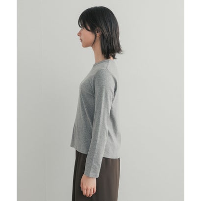 ハイツイストコットンロングスリーブTシャツ （イエロー）｜詳細画像