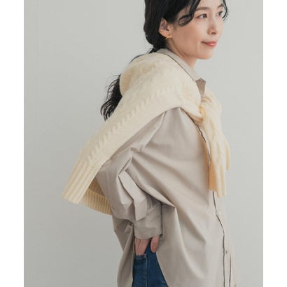 アーバンリサーチ ドアーズ URBAN RESEARCH DOORS 『UR TECH』レギュラーカラーオーバーシャツ （ストライプ）｜詳細画像