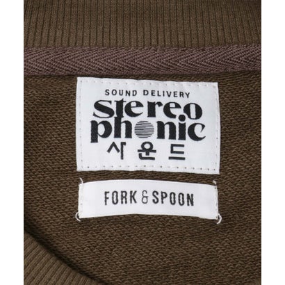 アーバンリサーチ ドアーズ URBAN RESEARCH DOORS 『別注』FORK&SPOON×SPS ロゴプリントスウェット （ブラウン）｜詳細画像