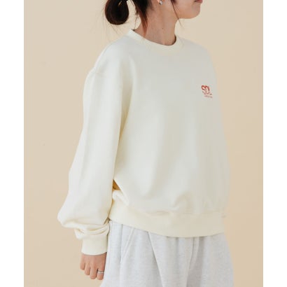 アーバンリサーチ ドアーズ URBAN RESEARCH DOORS 『別注』FORK&SPOON×SPS ロゴプリントスウェット （アイボリー）｜詳細画像