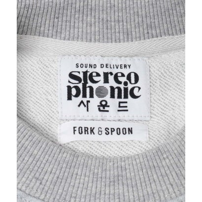 アーバンリサーチ ドアーズ URBAN RESEARCH DOORS 『別注』FORK&SPOON×SPS BPスウェット vinyl （チャコールグレー）｜詳細画像