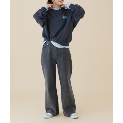 アーバンリサーチ ドアーズ URBAN RESEARCH DOORS 『別注』FORK&SPOON×SPS BPスウェット vinyl （チャコールグレー）｜詳細画像