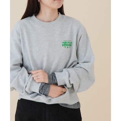 アーバンリサーチ ドアーズ URBAN RESEARCH DOORS 『別注』FORK&SPOON×SPS BPスウェット hand （ライトグレー）｜詳細画像