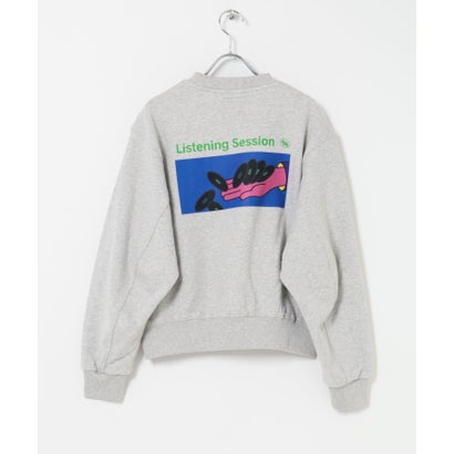アーバンリサーチ ドアーズ URBAN RESEARCH DOORS 『別注』FORK&SPOON×SPS BPスウェット hand （ライトグレー）｜詳細画像