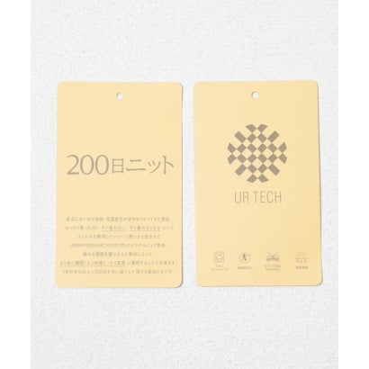 アーバンリサーチ ドアーズ URBAN RESEARCH DOORS 『洗濯可/静電気防止/ピリング防止/吸湿発熱』『UR TECH 200日ニット』クルーネックプルオーバー （グレー系その他）｜詳細画像