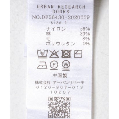 アーバンリサーチ ドアーズ URBAN RESEARCH DOORS FORK&SPOON ビッグヘンリーリブニットプルオーバー （チャコールグレー）｜詳細画像