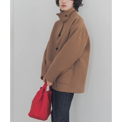 アーバンリサーチ ドアーズ URBAN RESEARCH DOORS 『イージーケア/マシンウォッシャブル/静電気防止』『UR TECH』完声/暖ニットメルトンミドルジャケット （ネイビー）｜詳細画像