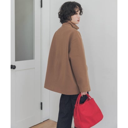 アーバンリサーチ ドアーズ URBAN RESEARCH DOORS 『イージーケア/マシンウォッシャブル/静電気防止』『UR TECH』完声/暖ニットメルトンミドルジャケット （ネイビー）｜詳細画像