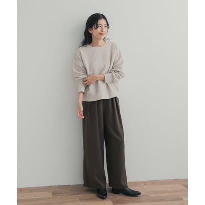 アーバンリサーチ ドアーズ URBAN RESEARCH DOORS カットジャカードコンパクトプルオーバー （ブラック）｜詳細画像