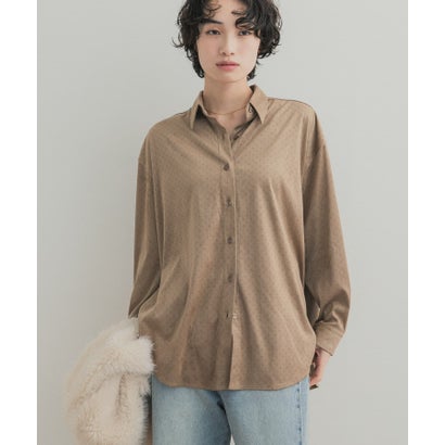 アーバンリサーチ ドアーズ URBAN RESEARCH DOORS パンチングスエードライクシャツ （グレー系その他）｜詳細画像