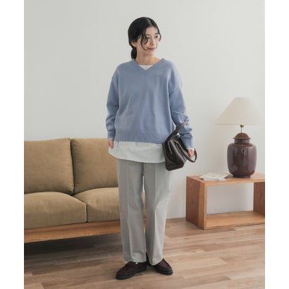 アーバンリサーチ ドアーズ URBAN RESEARCH DOORS 『UR TECH』クルーネックプルオーバーシャツ （ベージュ系その他）｜詳細画像