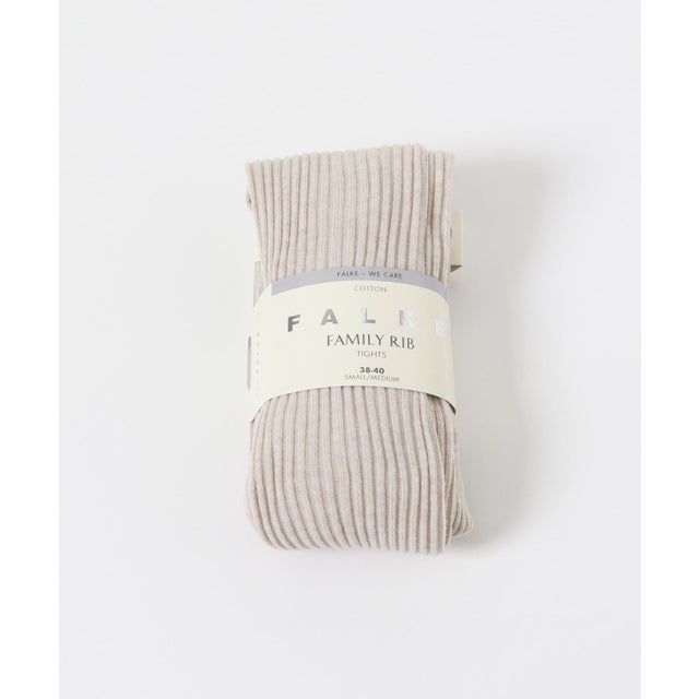 FALKE FAMILY RIB TIGHTS （ライトベージュ）
