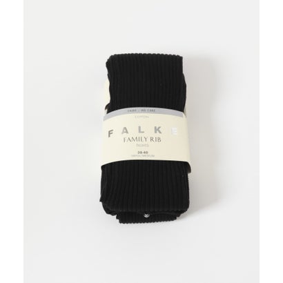 アーバンリサーチ ドアーズ URBAN RESEARCH DOORS FALKE FAMILY RIB TIGHTS （ブラック）｜詳細画像