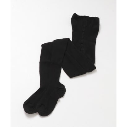 アーバンリサーチ ドアーズ URBAN RESEARCH DOORS FALKE FAMILY RIB TIGHTS （ブラック）｜詳細画像