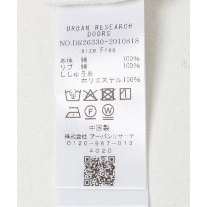 アーバンリサーチ ドアーズ URBAN RESEARCH DOORS ステッチロゴロングTシャツ （ホワイト系その他）｜詳細画像