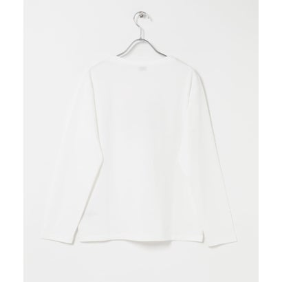 アーバンリサーチ ドアーズ URBAN RESEARCH DOORS ステッチロゴロングTシャツ （オフホワイト）｜詳細画像