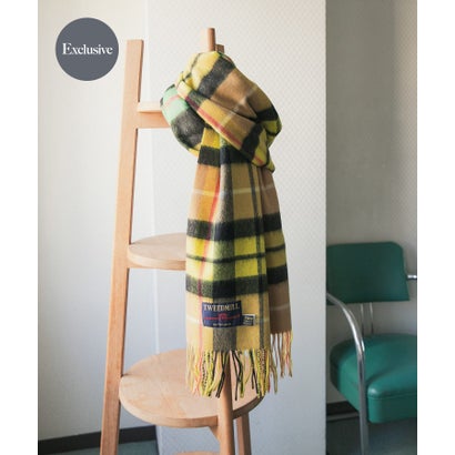 アーバンリサーチ ドアーズ URBAN RESEARCH DOORS 『一部別注カラー』TWEED MILL LAMBSWOOL STOLE （グリーン系その他）｜詳細画像