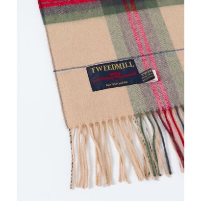 アーバンリサーチ ドアーズ URBAN RESEARCH DOORS 『一部別注カラー』TWEED MILL LAMBSWOOL STOLE （ベージュ）｜詳細画像