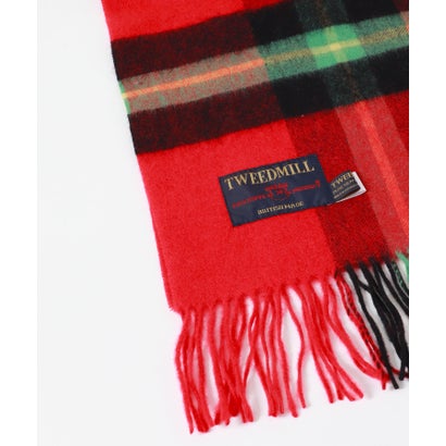 アーバンリサーチ ドアーズ URBAN RESEARCH DOORS 『一部別注カラー』TWEED MILL LAMBSWOOL STOLE （オレンジ）｜詳細画像