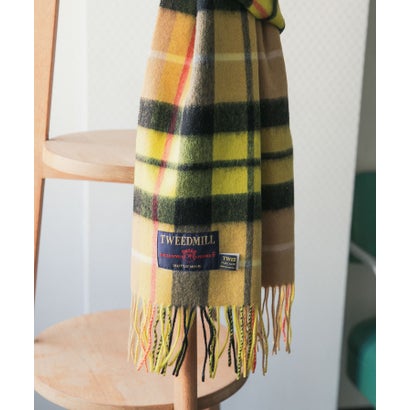 アーバンリサーチ ドアーズ URBAN RESEARCH DOORS 『一部別注カラー』TWEED MILL LAMBSWOOL STOLE （チャコールグレー）｜詳細画像