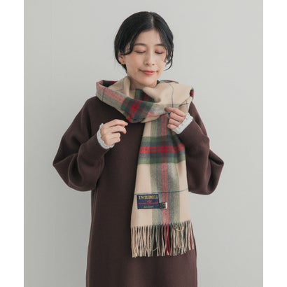 アーバンリサーチ ドアーズ URBAN RESEARCH DOORS 『一部別注カラー』TWEED MILL LAMBSWOOL STOLE （チャコールグレー）｜詳細画像