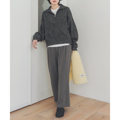 アーバンリサーチ ドアーズ URBAN RESEARCH DOORS 『防シワ/マシンウォッシャブル/静電気防止/イージーケア』『UR TECH』完声/暖フロントタックEZパンツ （ネイビー）｜詳細画像