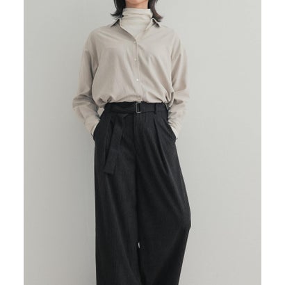 アーバンリサーチ ドアーズ URBAN RESEARCH DOORS ベルテッドコーデュロイワイドパンツ （アイボリー）｜詳細画像