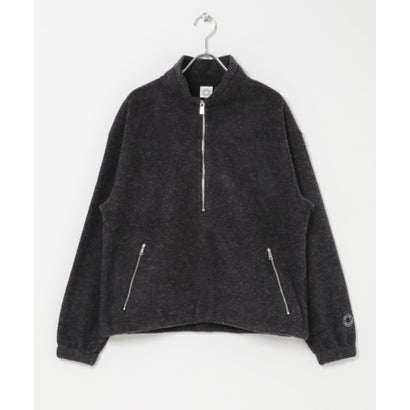 アーバンリサーチ ドアーズ URBAN RESEARCH DOORS ORCIVAL STAND COLLAR ZIP PULLOVER （オフホワイト）｜詳細画像