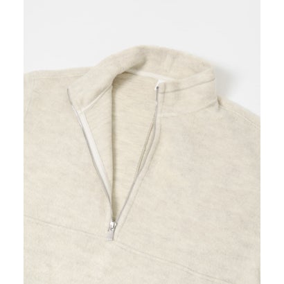 アーバンリサーチ ドアーズ URBAN RESEARCH DOORS ORCIVAL STAND COLLAR ZIP PULLOVER （オフホワイト）｜詳細画像