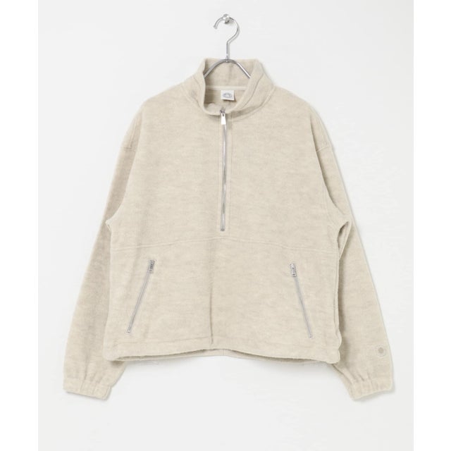 ORCIVAL STAND COLLAR ZIP PULLOVER （オフホワイト）
