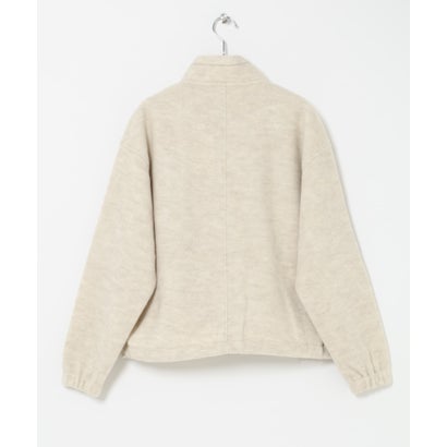 アーバンリサーチ ドアーズ URBAN RESEARCH DOORS ORCIVAL STAND COLLAR ZIP PULLOVER （グレー）｜詳細画像