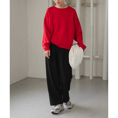 アーバンリサーチ ドアーズ URBAN RESEARCH DOORS FORK&SPOON コクーンニットプルオーバー （レッド）｜詳細画像