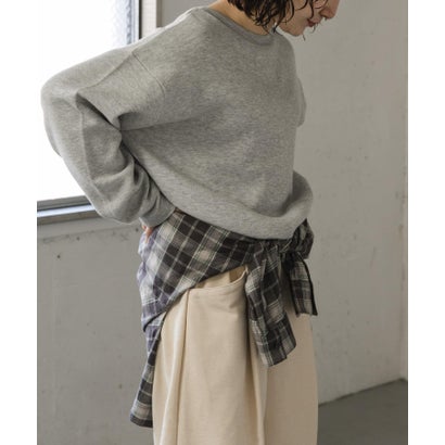 アーバンリサーチ ドアーズ URBAN RESEARCH DOORS FORK&SPOON コクーンニットプルオーバー （ネイビー）｜詳細画像