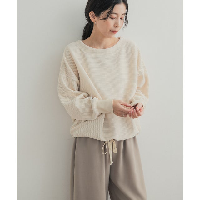 カットコールドロストプルオーバー （アイボリー）
