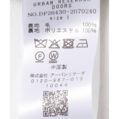 アーバンリサーチ ドアーズ URBAN RESEARCH DOORS FORK&SPOON ウールミドルコート （ブラウン系その他）｜詳細画像