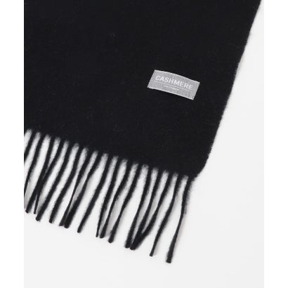 アーバンリサーチ URBAN RESEARCH SOLID CASHMERE SCARF （ブラック）｜詳細画像