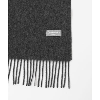 アーバンリサーチ URBAN RESEARCH SOLID CASHMERE SCARF （ブラック）｜詳細画像