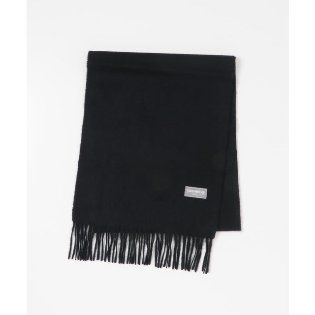 SOLID CASHMERE SCARF （ブラック）