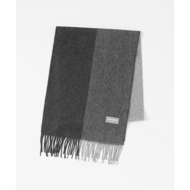 TWOTONE CASHMERE SCARF （グレー系その他）