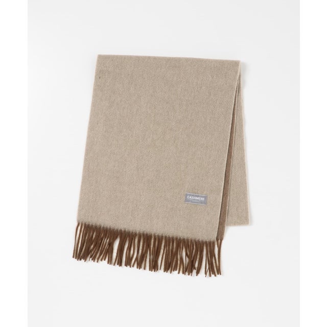 DOUBLEFACE CASHMERE SCARF （ブラウン系その他）