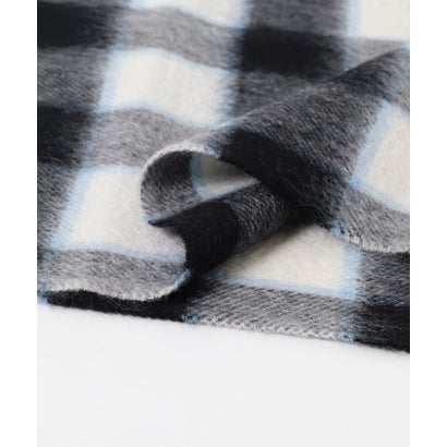 アーバンリサーチ URBAN RESEARCH CHECK CASHMERE SCARF （ブルー系その他）｜詳細画像