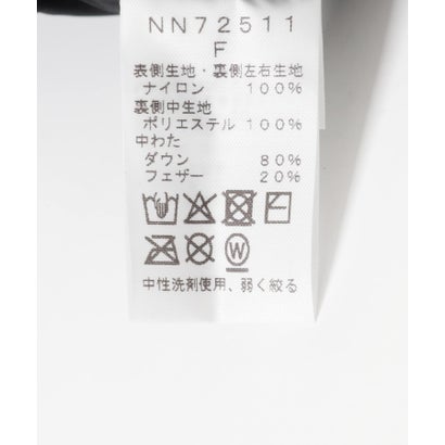 アーバンリサーチ URBAN RESEARCH THE NORTH FACE Nuptse Muffler （ブラック）｜詳細画像