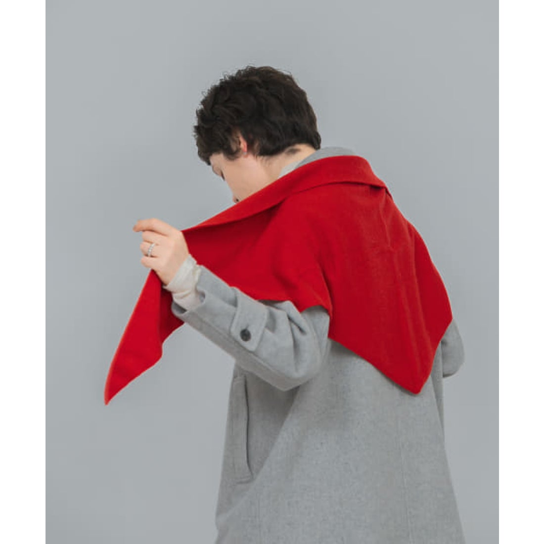 アーバンリサーチ URBAN RESEARCH ウールカシミヤニットストール