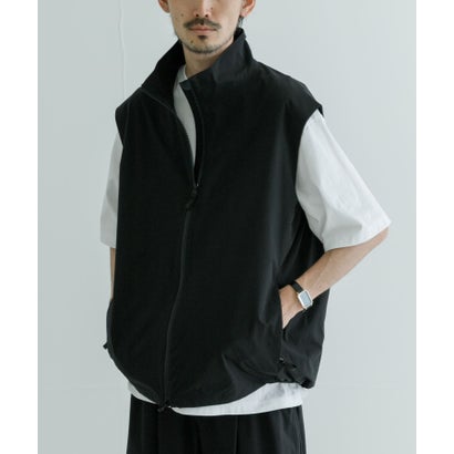 アーバンリサーチ URBAN RESEARCH 『UR TECH POLIsh POLI』thread by UR TECH VEST （BLACK）｜詳細画像