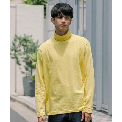 アーバンリサーチ URBAN RESEARCH 『別注』久米繊維×URBAN RESEARCH タートルネックロングスリーブTシャツ （YELLOW）｜詳細画像