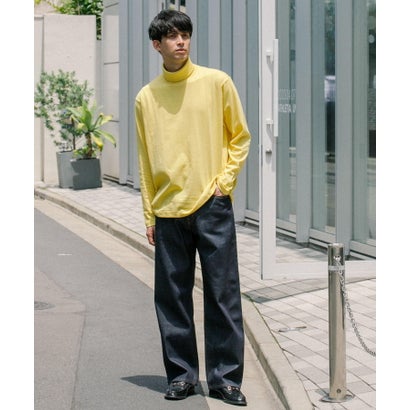 アーバンリサーチ URBAN RESEARCH 『別注』久米繊維×URBAN RESEARCH タートルネックロングスリーブTシャツ （YELLOW）｜詳細画像