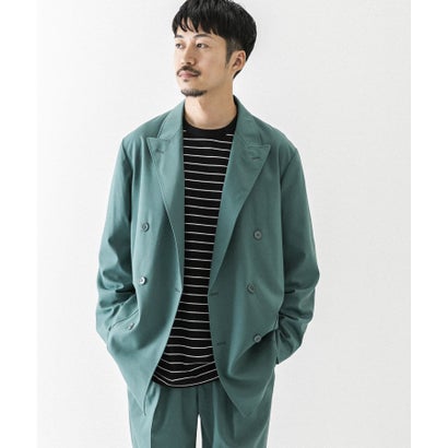 アーバンリサーチ URBAN RESEARCH WASHABLEウールダブルジャケット （GREEN）｜詳細画像